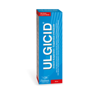 ULGICID Antacid Suspension – Mint Flavour, 200ml | Fast Relief from Heartburn & Indigestion