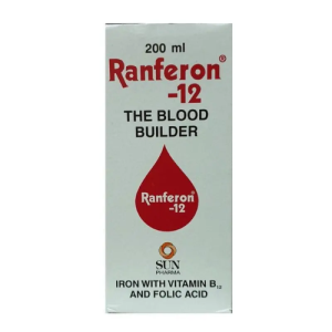 Ranferon-12 Blood Builder Tonic 200ml – Iron, Vitamin B12 & Folic Acid | Neolite Pharmaceuticals