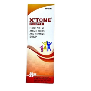 X’TONE FORTE Syrup 200ml – Essential Amino Acids & Vitamins for Energy & Recovery