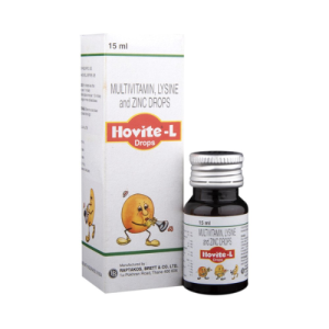 Hovite-L Drops 15ml – Multivitamin, Lysine & Zinc Supplement for Children