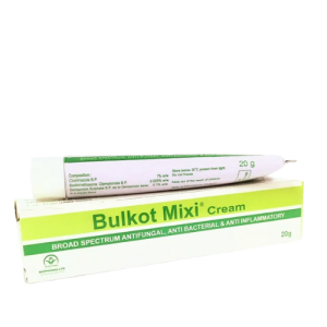 Bulkot Mixi Cream 20g – Broad-Spectrum Antifungal, Antibacterial & Anti-Inflammatory Treatment