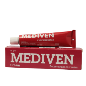 MEDIVEN Cream 15g – Betamethasone Valerate for Fast Relief from Skin Inflammation