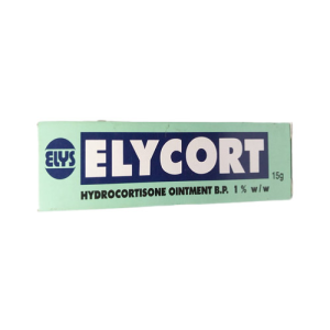 ELYCORT Hydrocortisone Ointment 1% – 15g Anti-Inflammatory Relief for Skin Irritations