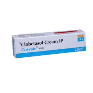 Cosvate Clobetasol Cream IP 15g – Potent Topical Steroid for Eczema, Psoriasis & Dermatitis