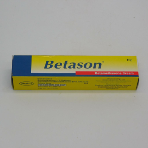 Betason Betamethasone Cream 0.1% w/w – 15g | Fast Relief for Eczema, Dermatitis & Allergic Skin Conditions