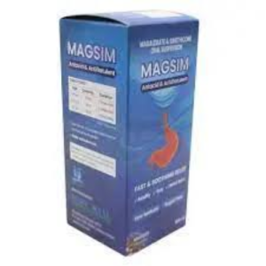 MAGSIM Oral Suspension – Fast Relief from Acidity, Gas & Heartburn  200ml Sugar-Free Antacid
