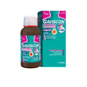 Gaviscon Double Action Liquid 150ml – Fast Relief for Heartburn & Indigestion
