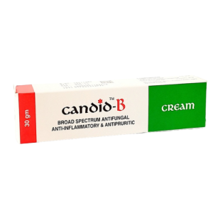 Candid-B Cream – 30g Broad-Spectrum Antifungal with Anti-inflammatory & Antipruritic Action for Skin Infections