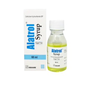 Alatrol Syrup 60ml – Sugar-Free Cetirizine Hydrochloride BP Antihistamine for Allergy Relief