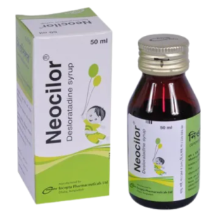 Neocilor Syrup 50ml – Desloratadine Antihistamine for Pediatric Allergy Relief