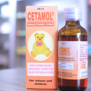 CETAMOL Paracetamol Syrup 100ml – Pediatric Pain and Fever Relief for Infants and Children