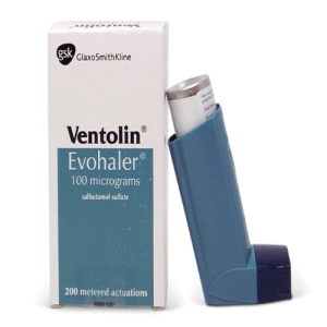 Ventolin Evohaler 100mcg – Salbutamol Sulfate Inhaler | 200 Metered Doses
