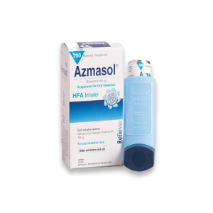 Azmasol Inhaler 100mcg – Salbutamol HFA Suspension | 200 Metered Doses