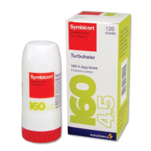 Symbicort Turbuhaler 160/4.5mcg – Budesonide & Formoterol - 120 Doses