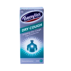 Benylin Dry Cough Syrup – Dextromethorphan Formula | Sugar & Alcohol-Free Relief for Ages 2+