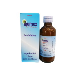 Ibumex Ibuprofen Suspension 100 ml – Effective Pain & Fever Relief for Children