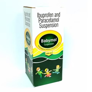 Babymol Suspension 100 ml – Dual Action Pain & Fever Relief for Children