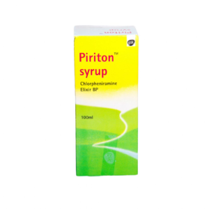 Piriton Syrup 100ml – Chlorpheniramine Elixir BP | Allergy & Cold Relief Antihistamine
