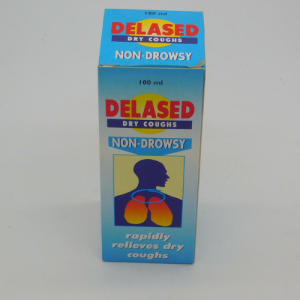 Delased Dry Cough Syrup 100ml – Non-Drowsy Formula | Fast Relief for Persistent Dry Coughs