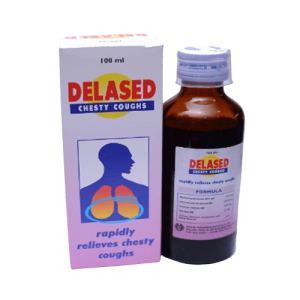 Delased Chesty Cough Syrup 100ml – Fast Relief for Wet Cough & Chest Congestion