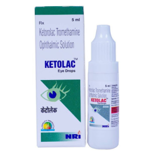KETOLAC Eye Drops 5ml – Ketorolac Tromethamine Ophthalmic Solution | Non-Steroidal Anti-Inflammatory for Eye Pain & Allergy