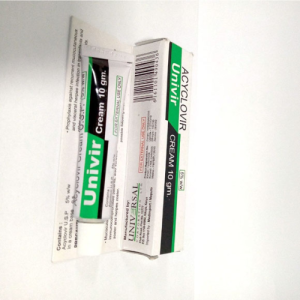 Univir Cream – 10g Acyclovir-Based Antiviral Treatment for Herpes Simplex Infections