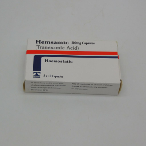 Hemsamic 500 mg Tranexamic Acid Capsules – Reliable Control of Heavy Bleeding