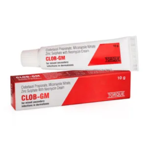 CLOB-GM Cream – 10g Clobetasol, Miconazole, Neomycin & Zinc Sulphate for Mixed Dermatoses and Secondary Skin Infections