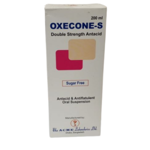 OXECONE-S Syrup Sugar-Free Antacid Suspension 200ml – Double Strength Relief for Acidity & Gas