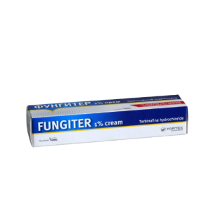 FUNGITER 1% Cream – 15g Terbinafine Hydrochloride Antifungal Treatment for Athlete’s Foot, Ringworm & Jock Itch