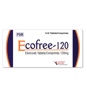 Ecofree-120 Etoricoxib Tablets – Powerful Relief for Pain & Inflammation