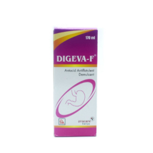 DIGEVA-F® Antacid Suspension 170ml – Fast Relief from Indigestion, Gas & Mucosal Irritation