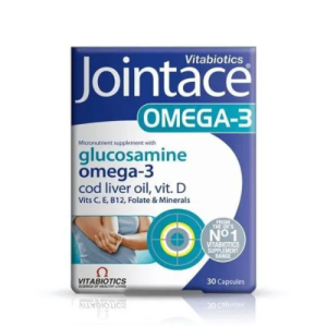 Jointace Omega-3 Capsules – Glucosamine, Cod Liver Oil & Vitamin D for Joint Health and Mobility