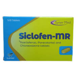 Siclofen-MR Tablets – Triple Action Relief for Pain, Inflammation & Muscle Spasms