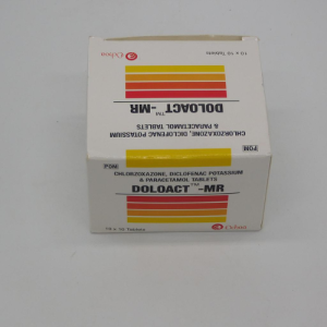 DOLOACT™-MR Tablets – Triple Action Relief for Pain, Inflammation & Muscle Spasms