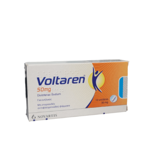 Voltaren 50 mg Diclofenac Sodium Tablets – Effective NSAID Pain Relief by Novartis