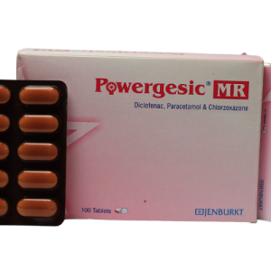 Powergesic MR Tablets – Triple Action Pain Relief with Diclofenac, Paracetamol & Chlorzoxazone