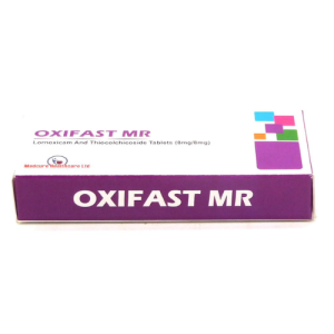 Oxifast MR Tablets – Dual Action Relief with Lornoxicam & Thiocolchicoside for Pain and Muscle Spasms