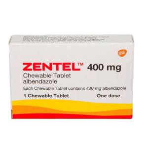 Zentel™ 400mg Chewable Tablet – Albendazole | Single-Dose Deworming