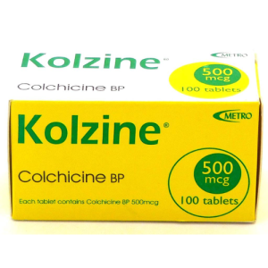 Kolzine® Colchicine BP 500mcg Tablets – Gout & Inflammatory Pain Relief