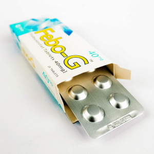 Febo-G Febuxostat 40mg Tablets – Uric Acid & Gout Management | 20 Tablets Pack