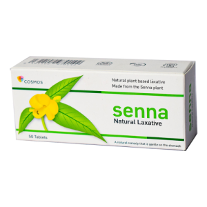 Senna Natural Laxative Tablets Gentle Plant-Based Relief for Constipation | 50 Tablets