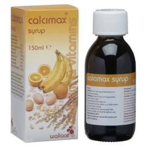 Calcimax Syrup – Calcium & Vitamin Supplement for Bone Health - 150ml