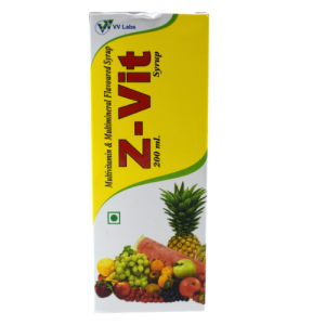 Z-Vit Syrup – Multivitamin & Multimineral Supplement | 200ml Fruit-Flavored Tonic for Daily Wellness